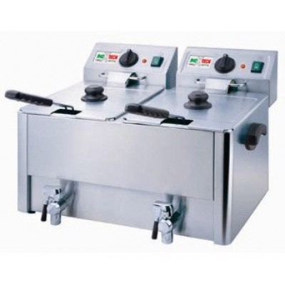 Фритюрница HDF- 8+8 Inoxtech
