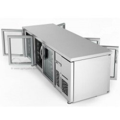 Стол холодильный для хлебобулочных изделий двухстворчатый ggmgastro BGI168GB