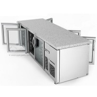 Стол холодильный для хлебобулочных изделий двухстворчатый ggmgastro  BKI228GB
