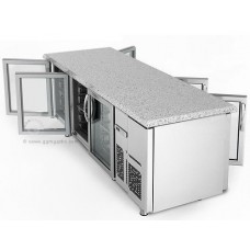 Стол холодильный для хлебобулочных изделий двухстворчатый ggmgastro  BKI228GB