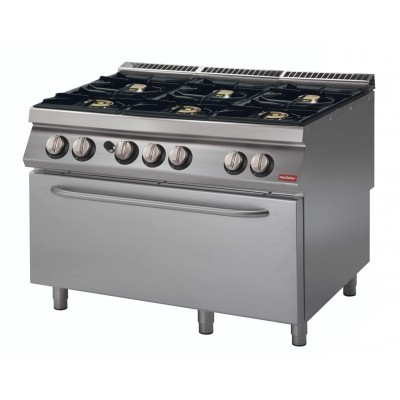 Плита газовая 6-ти конфорочная  PK 70/120 CFGBG