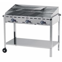 Гриль газовый Green Fire Profi Line Hendi 149591