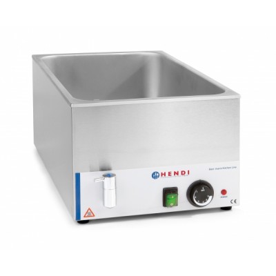 Мармит Kitchen Line со сливным краном Hendi 238912