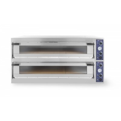 Печь для пиццы Trays 66L Glass, 2 уровня Hendi 227350