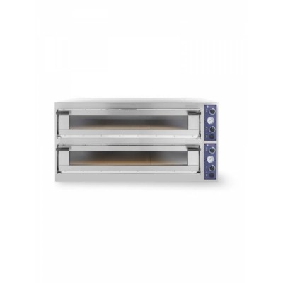 Печь для пиццы Trays 99 Glass, 2 уровня Hendi 227305