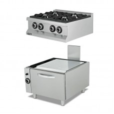 Плита газовая c духовкой Empero EMP.7KG020+EMP.7FRG001