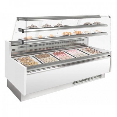 Витрина кондитерская GGM Gastro KUI191E-G
