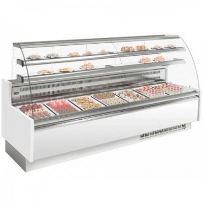 Витрина кондитерская GGM Gastro KUI251R-G