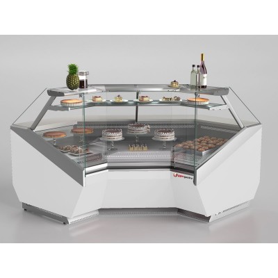 Витрина кондитерская GGM Gastro KUI90I-C