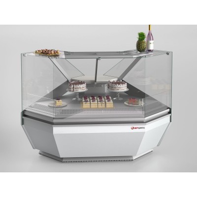 Витрина холодильная GGM Gastro KUI90A-C Витрина холодильная GGM Gastro KUI90A-C