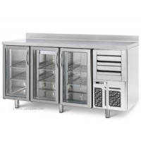 Холодный стол для бара ggmgastro BGI206HG