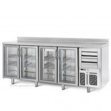 Холодный стол для бара ggmgastro BGI256HG