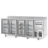 Холодный стол для бара ggmgastro BGI256HGA