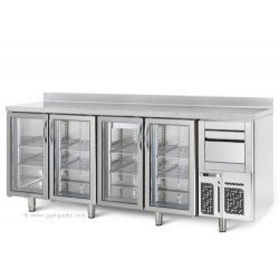 Холодный стол для бара ggmgastro BGI256HGA