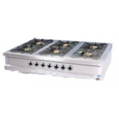 Плита 6-ти конфорочная настольная PIMAK MX-6A (40х40)