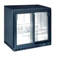 Барный холодильный шкаф HURAKAN HKN-GXDB250-SL