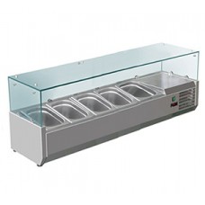 Холодильная витрина для топпинга Hurakan HKN-GXD1200GC