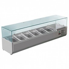 Холодильная витрина для топпинга Hurakan HKN-GXD1400GC 