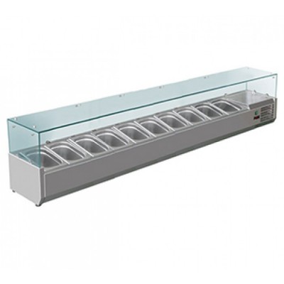 Витрина для топпинга Hurakan HKN-GXD2000GC